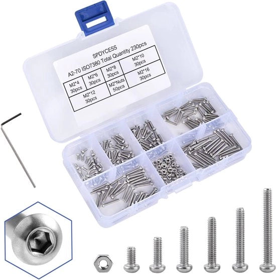 Assortimento di viti universale, 230pz