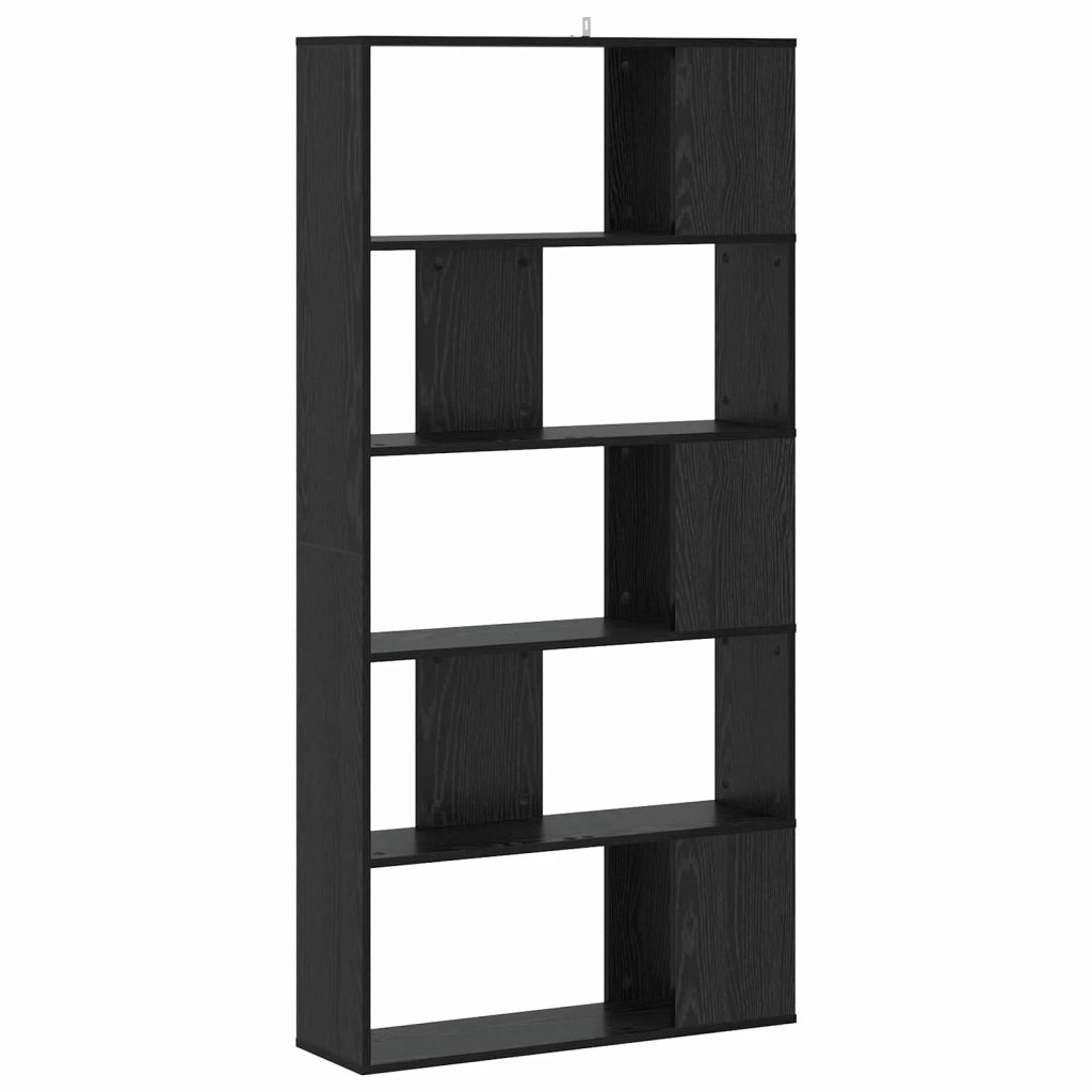 Libreria Rovere nero 80,5 x 23,5 x 162,5 cm PB 8010956