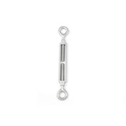 Tenditore a 2 occhi M5 mm. in acciaio Inox A4 - AISI 316