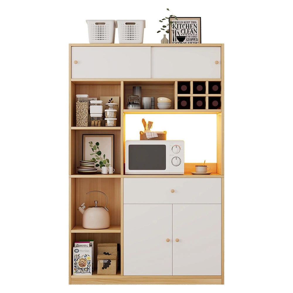 Mobile cucina LED - Xylo - 115x35x180cm 3 ante 1 cassetto