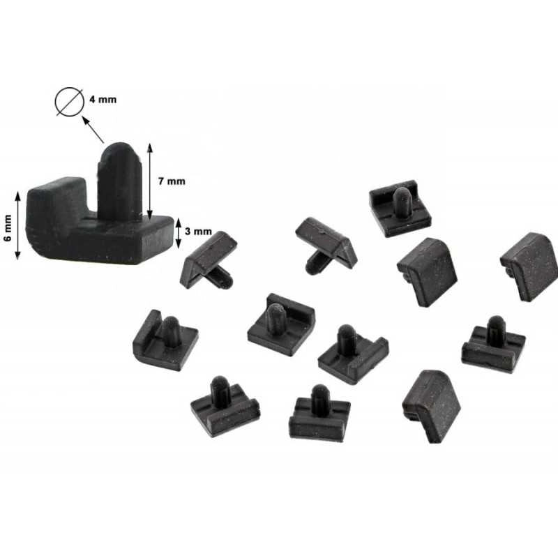 12PZ GOMMINI POGGIA GRIGLIA PROTEGGI GRIGLIA PIANO COTTURA ELECTROLUX AEG REX - Electrolux Rex Aeg Zoppas