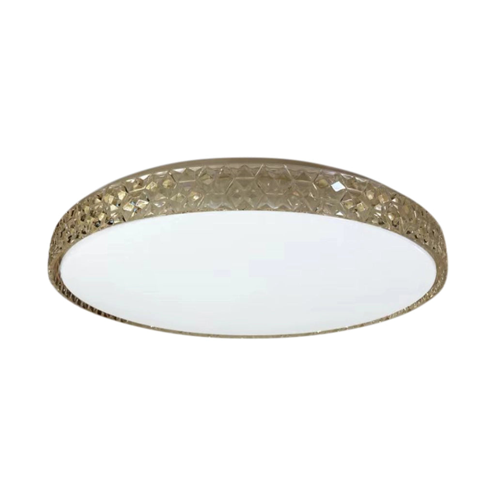 Plafoniera LED Milagro Shiny ambra 34W Ø49 4000K 3500lm