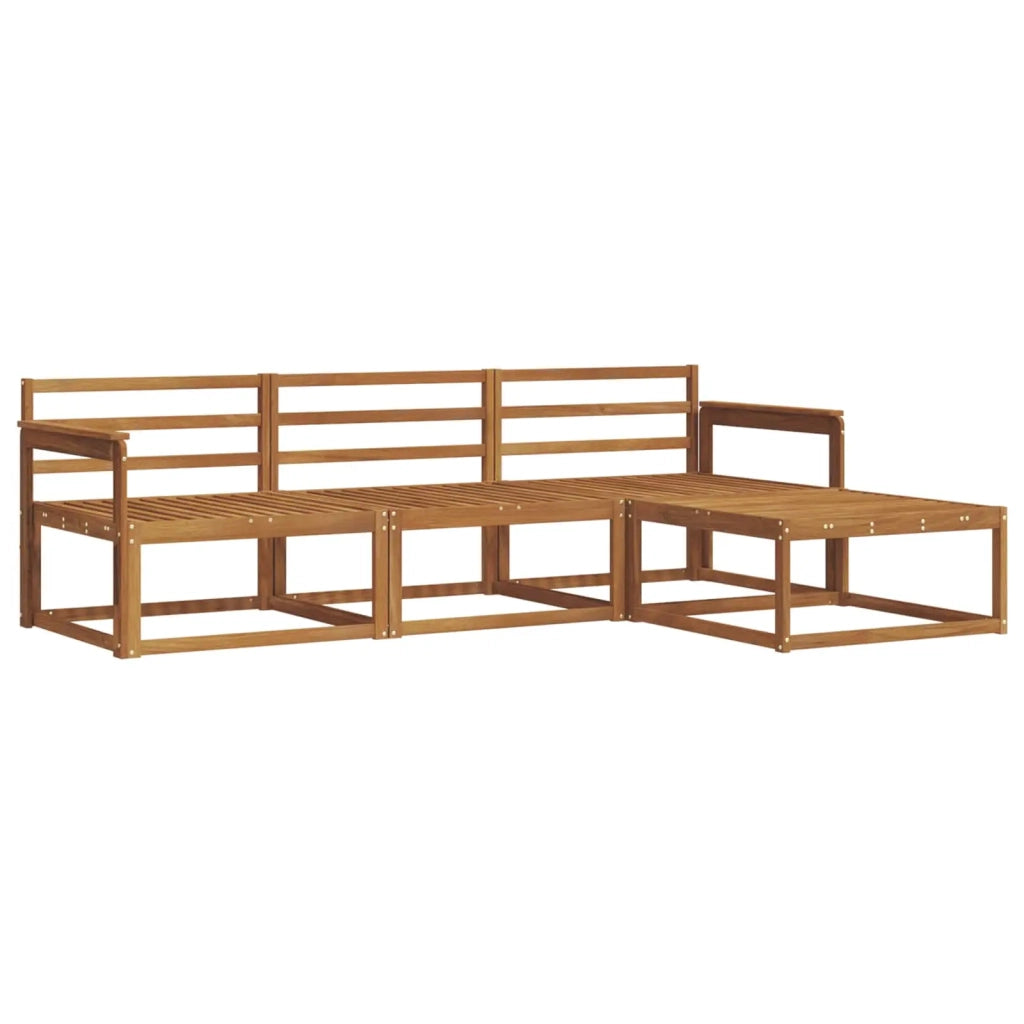Set di divani da esterno 4 pcs Naturale 3367392