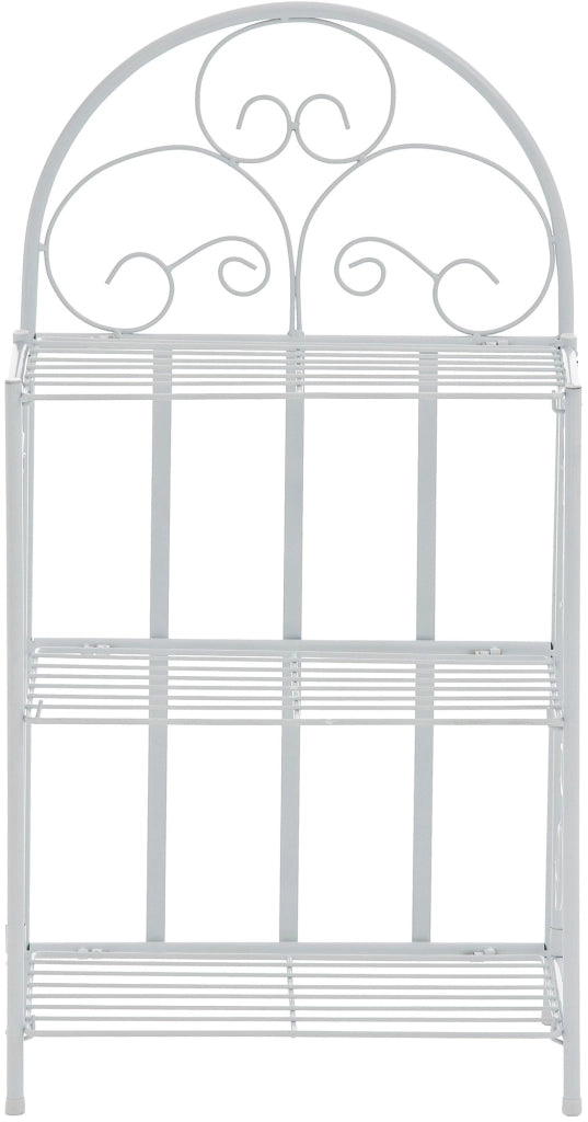 Scaffale in Ferro Rosa bianco