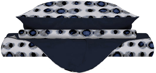 Copripiumino Matrimoniale con Stampa sul Sacco e Federe Doubleface Optical