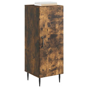 Credenza | Madia | Buffet da pranzo | Armadio da pranzo Rovere Fumo 33 x 34,5 x 89,5 cm Legno ingegnerizzato