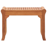Panca da Giardino 64 cm in Legno Massello di Eucalipto 47289