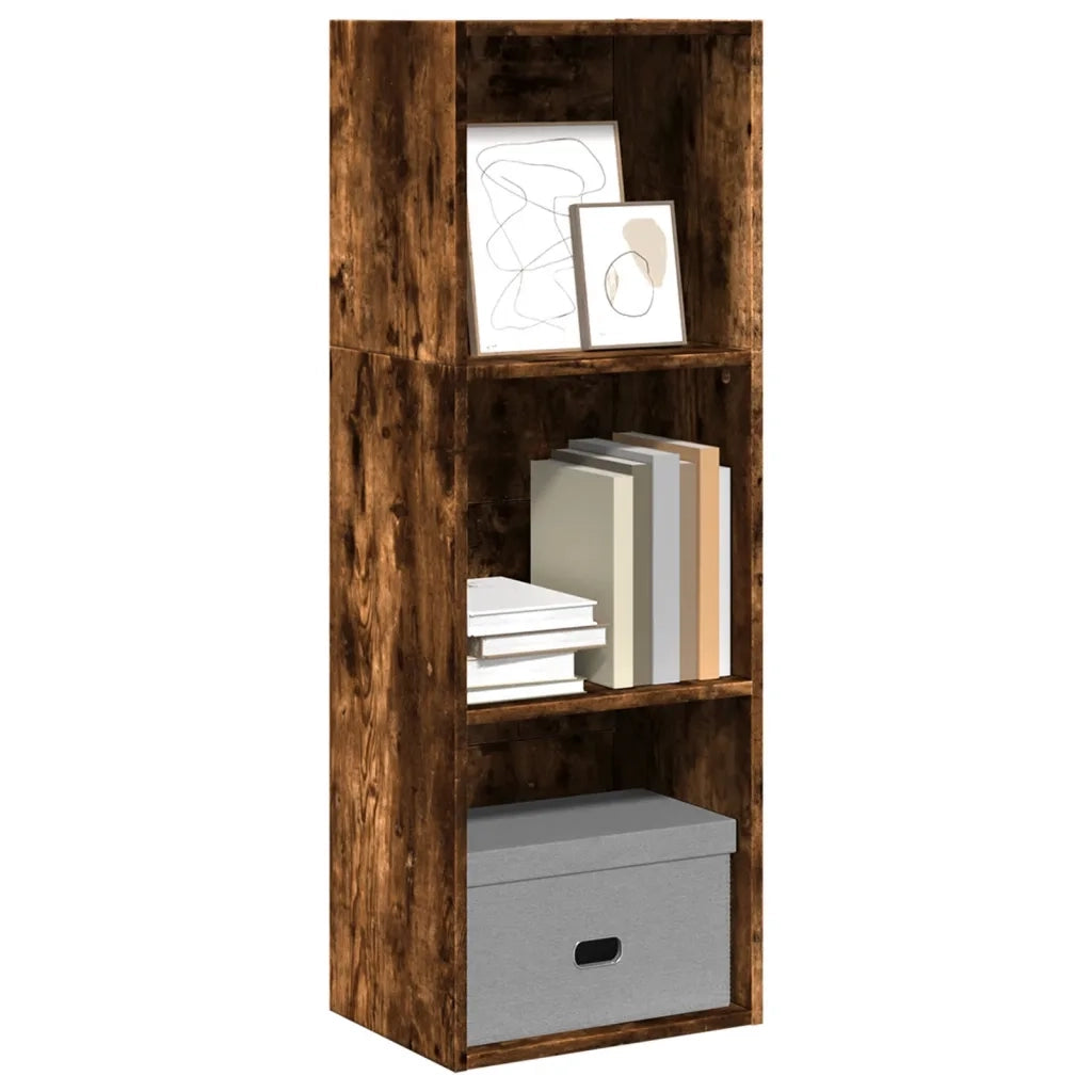 vidaXL Libreria Rovere Fumo 40x30x114 cm in Legno Multistrato