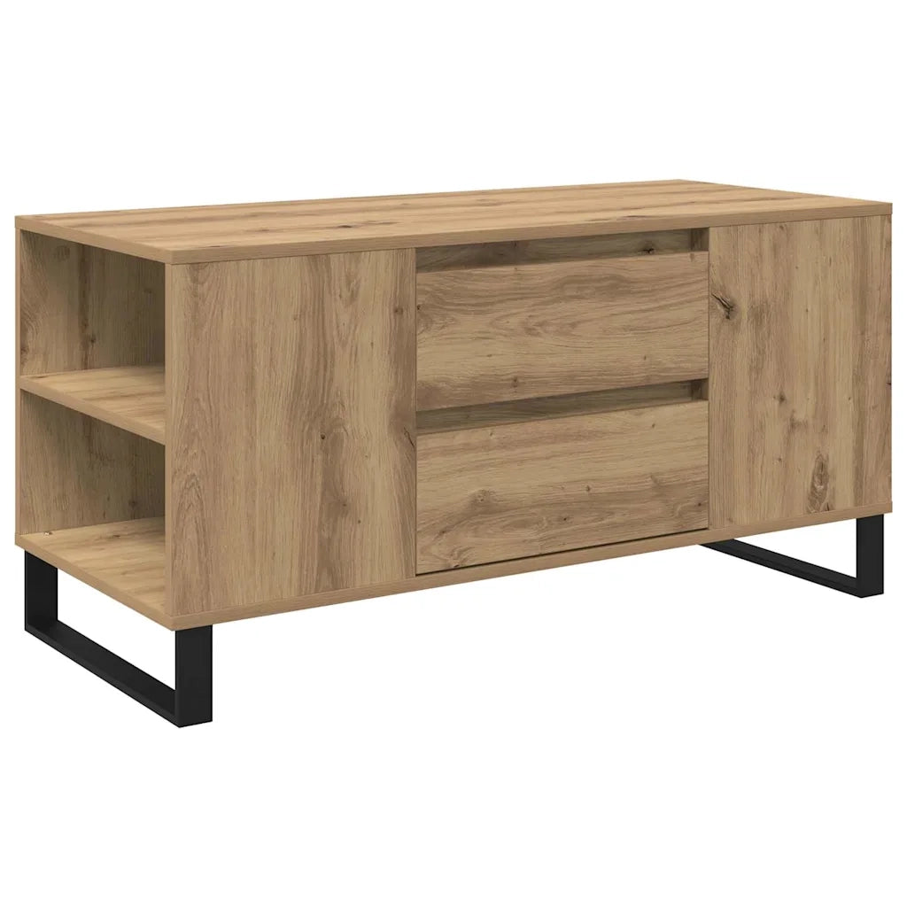 Tavolino da Salotto-Tavolino da soggiorno-Tavolo Rovere artigianale 102 x 44,5 x 50 cm 495153