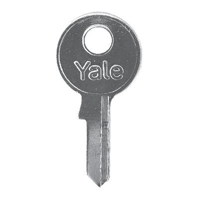 CHIAVE PIATTA YALE YPK750550 ORIGINALE - OTTONE NICHELATO- 10 pezzi