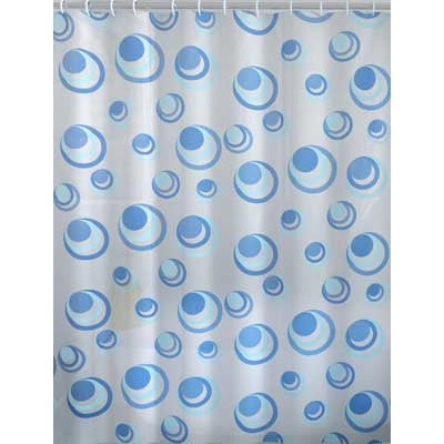 TENDA DOCCIA ORBITA PVC  240x200 Azzurro     GEDY