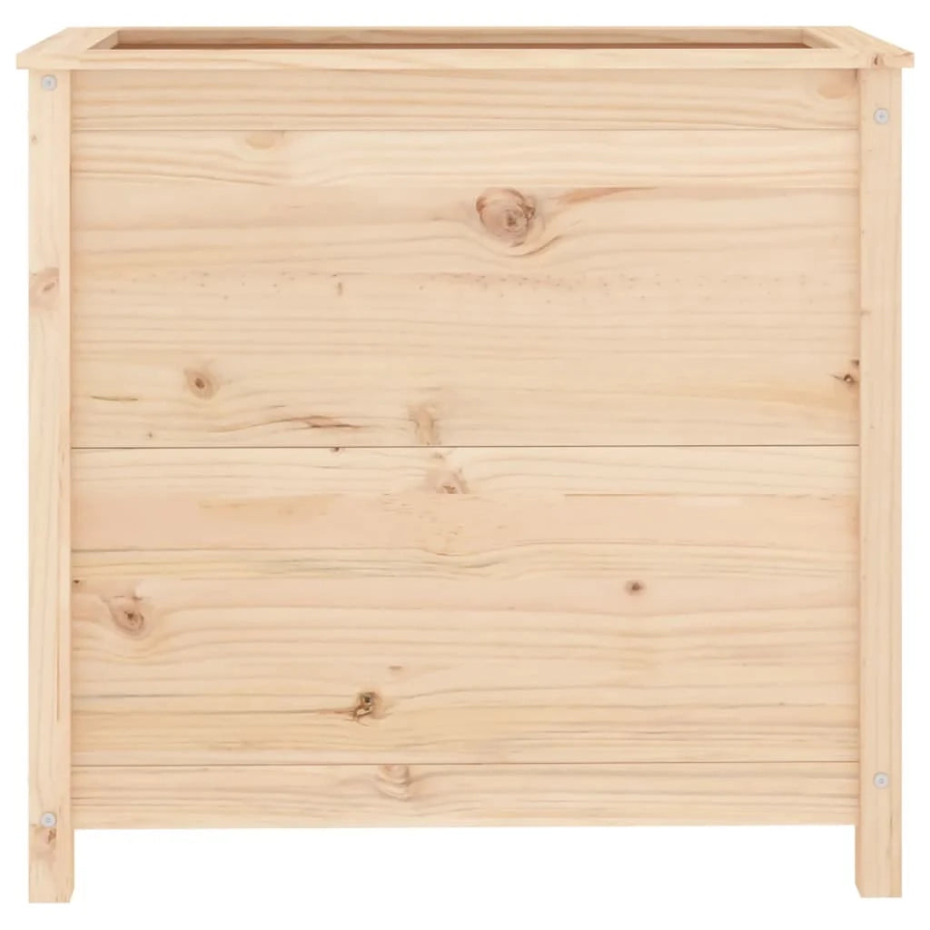 Fioriera rialzata per piante e fiori terrazza giardino 82,5 x 40 x 78 cm legno di pino massiccio marrone 02_0037936