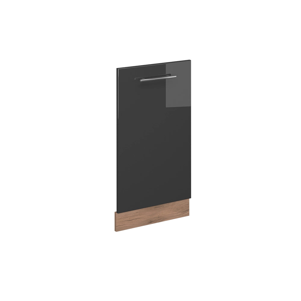 Vicco Pannello frontale della lavastoviglie Antracite lucido 45 cm senza piano di lavoro