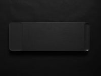 Supporto Monitor da Scrivania 56x20x5,7 cm con Entrata USB e Base di Ricarica Wireless Nero