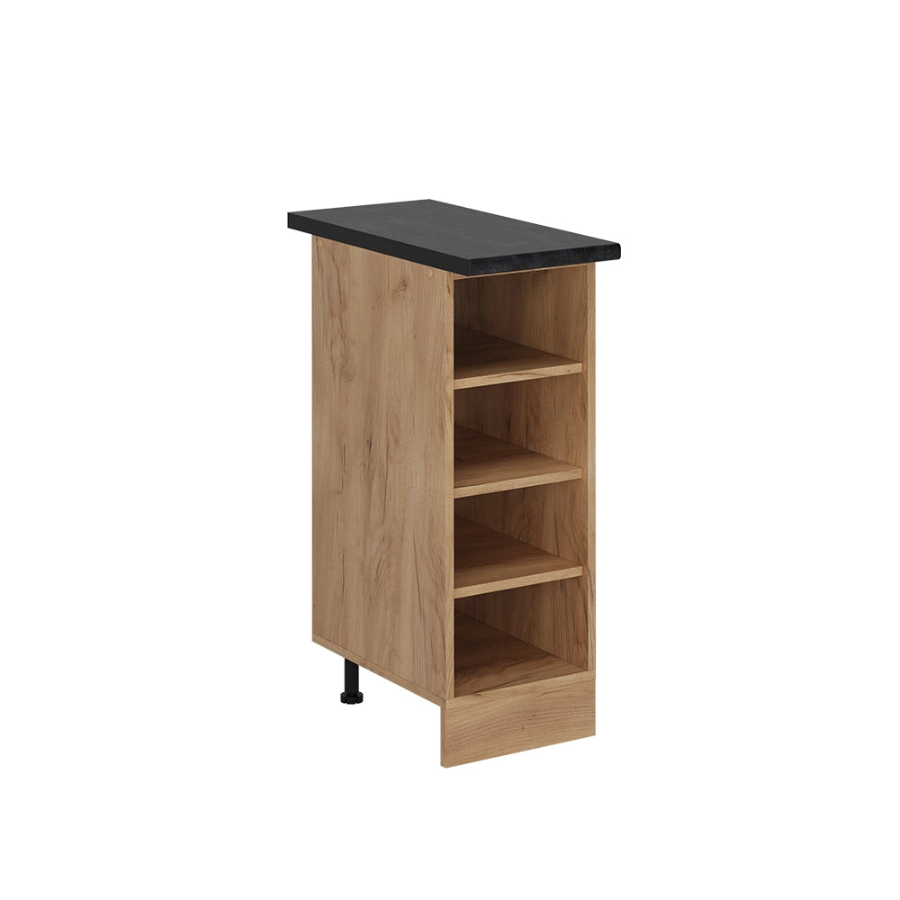 Vicco Scaffale da cucina Quercia dorata 30 cm , PL Antracite