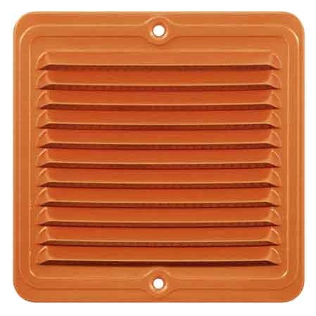 GRIGLIA DI AERAZIONE QUADRA IN RAME mm 140x360