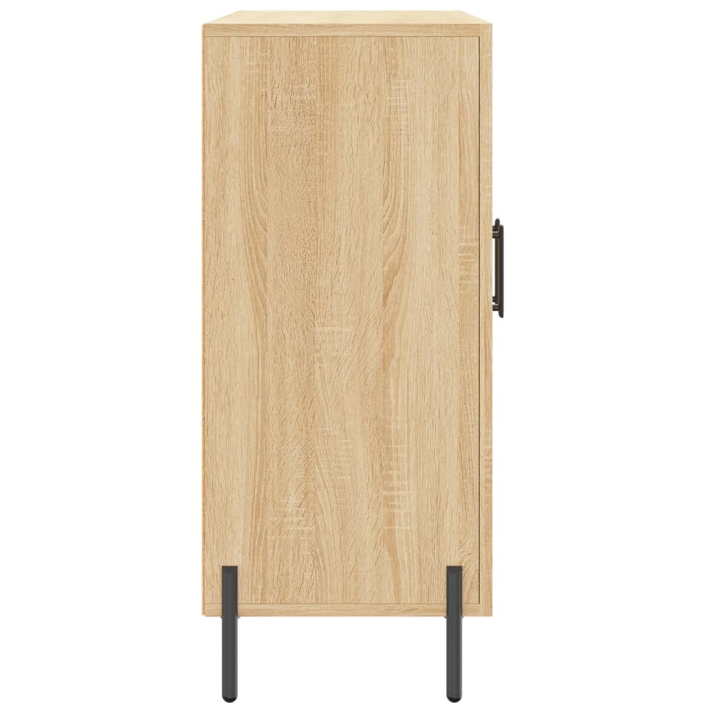 Buffet credenza cassettiera armadio mobile contenitore organizer cucina soggiorno rovere Sonoma 90 x 34 x 80 cm legno ingegnerizzato marrone 02_0031735