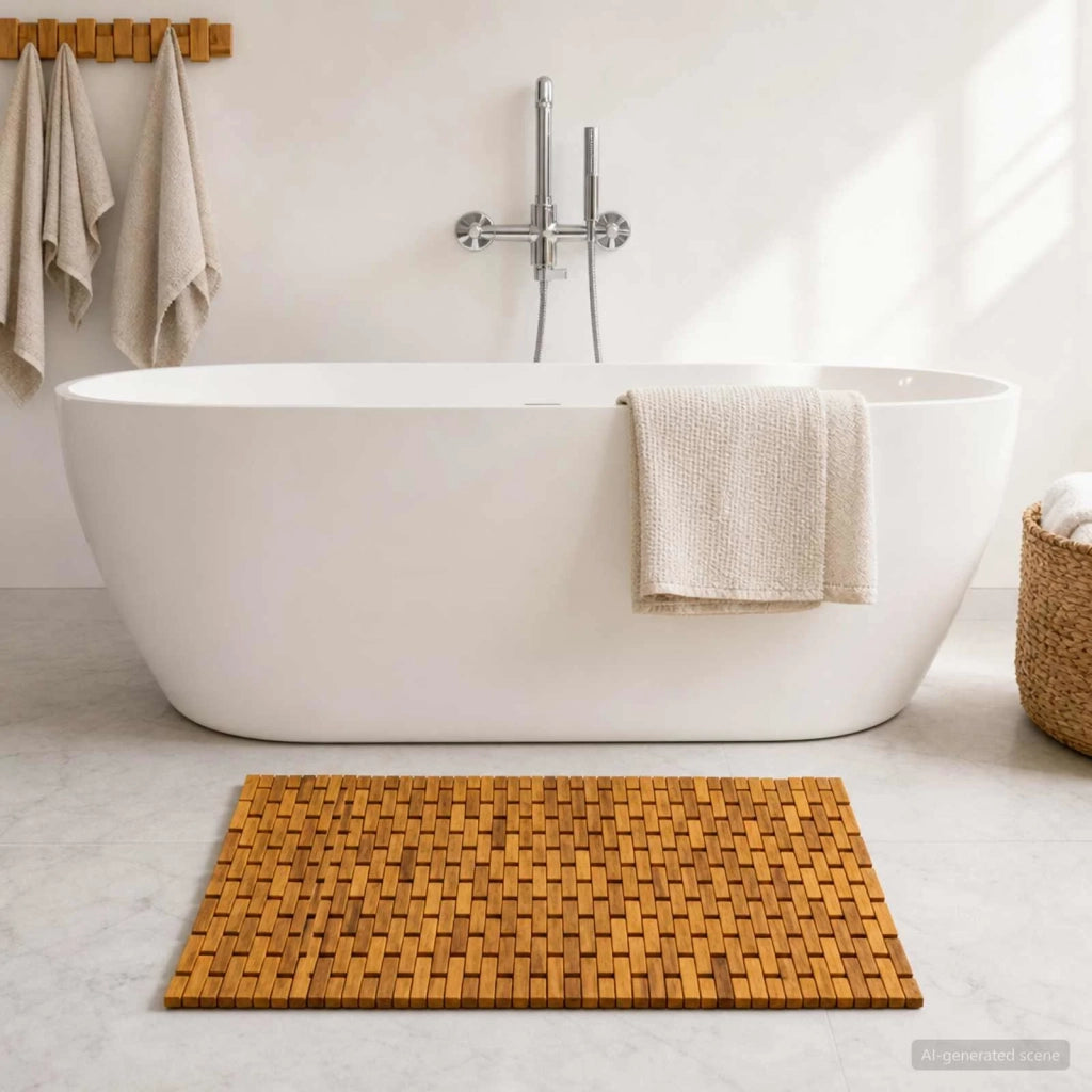 Tappetini da bagno Naturale 65 x 100 cm 42024969