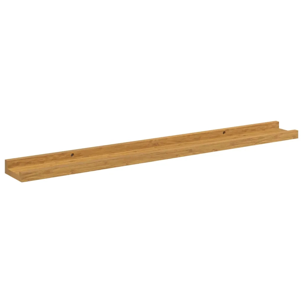 Scaffale da parete 2 pcs Beige 80 x 9 x 3 cm Legno multistrato