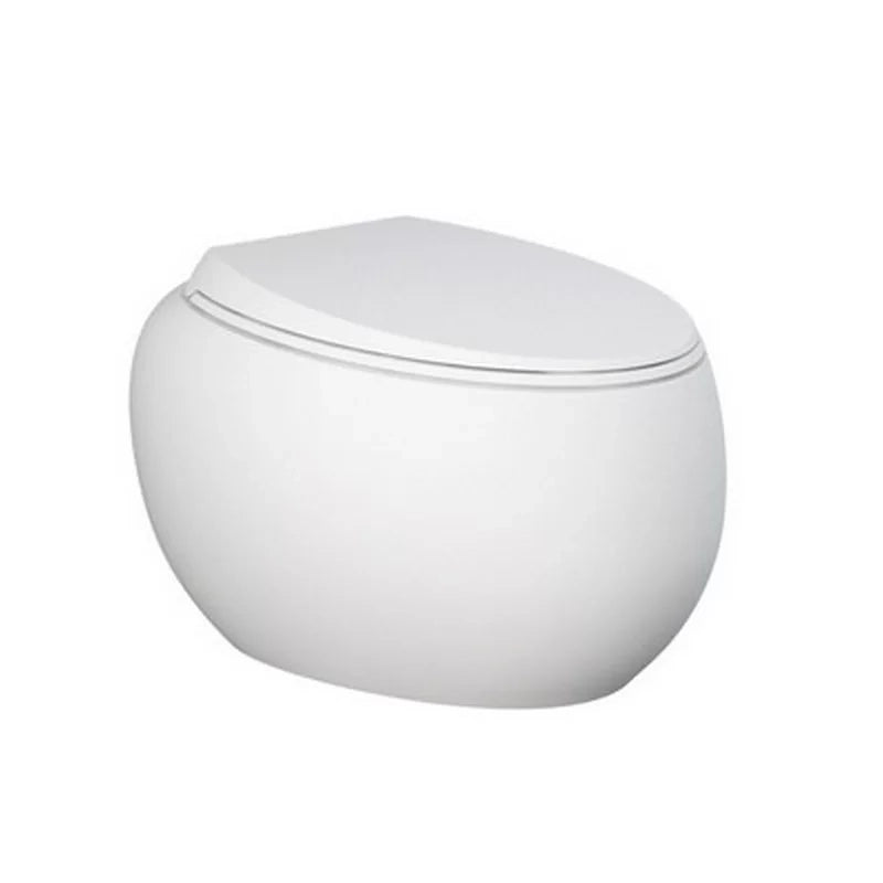 Vaso sospeso cloud rimless bianco opaco