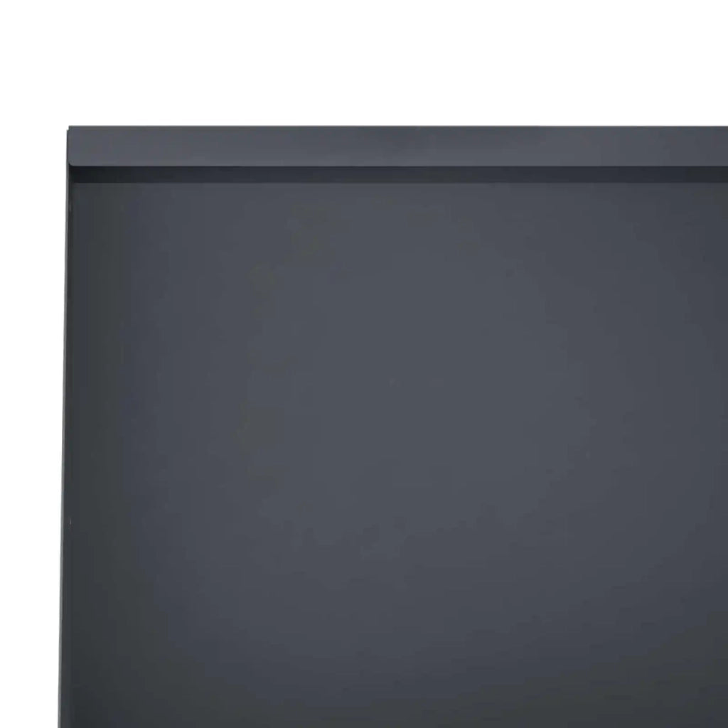 Muro di contenimento 2 pz 60 x 12 x 50 cm Acciaio Antracite 8015278