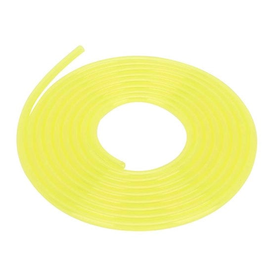 Serpentino per benzina 3 metri - Serpentina per benzina 6mm - Tubo per benzina - Materiale in plastica - Duraturo - Adatto per cesoie a catena/trimmers - Tubo per alimentazione del carburante
