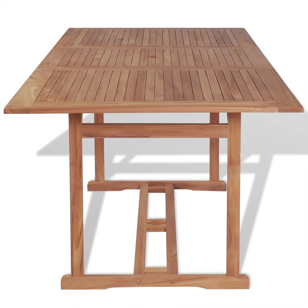 Tavolo da Giardino | Tavolino da esterno 180x90x75 cm in Massello di Teak