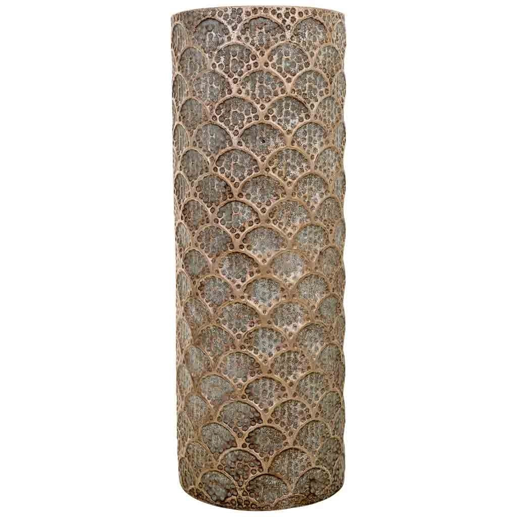 Portaombrelli metallo marrone 20x20x54h cm