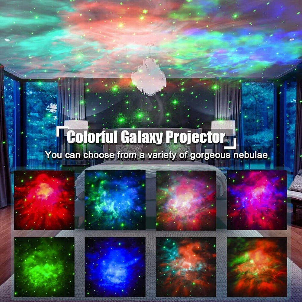 Astronaut Proiettore Nebulosa Galassia Stella Luce Notturna Telecomando Lampada Da Tavolo 5w - ZENCOCCO