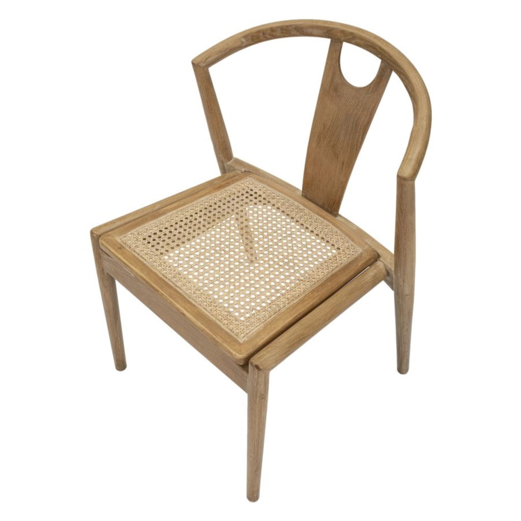 Set di 2 Sedie Natura 7, Marrone, Rattan, 56x53x76 cm