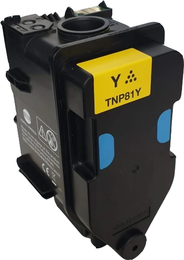 ORIGINAL Konica Minolta toner giallo AAJW251 TNP-81Y ~9000 Seiten