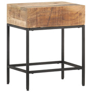 Tavolino 40x30x50 cm in Legno Massello di Mango Grezzo cod mxl 16780