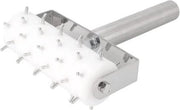Pasta e Pizza Frollatore con Barbicelli Metallici Ø 155x21 Cm in Acciaio Inox Due-in-uno