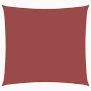 Vela Parasole in Tela Oxford Quadrata 3x3 m Terracotta