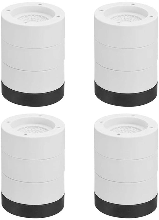 Altezza regolabile per letto, tavolo, sedile - 4 pezzi - Adatto per diversi mobili - Elevatori per piedi di divano e scrivania 3,5/6/8,5cm.