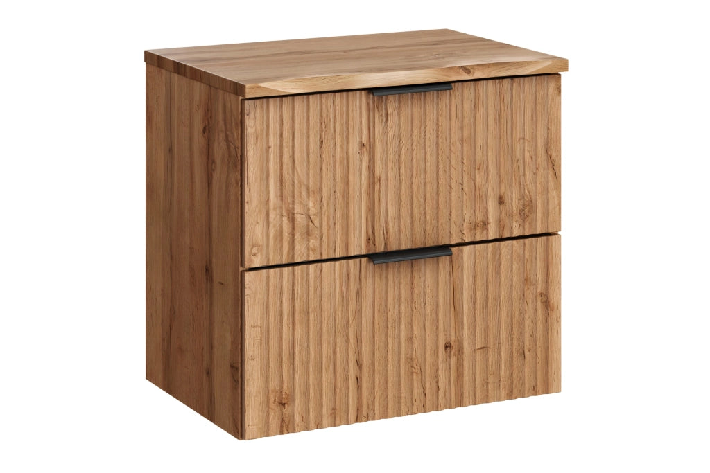 Set mobili bagno 60 cm con piano Adel Oak 60 x 1401 x 46 cm