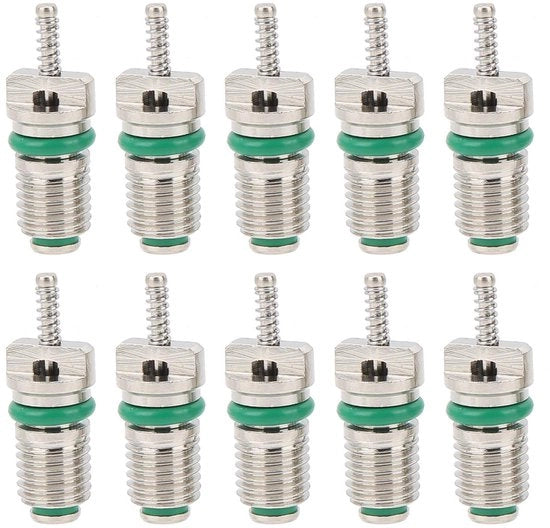 Ventiolo di Condizionamento Aria Resistente a Alta Pressione - 10 Pezzi - R134A Refrigerante - ABS Resistentente allo Sfregamento - Sostenibile - Installazione Facile - Viti di Ventiolo