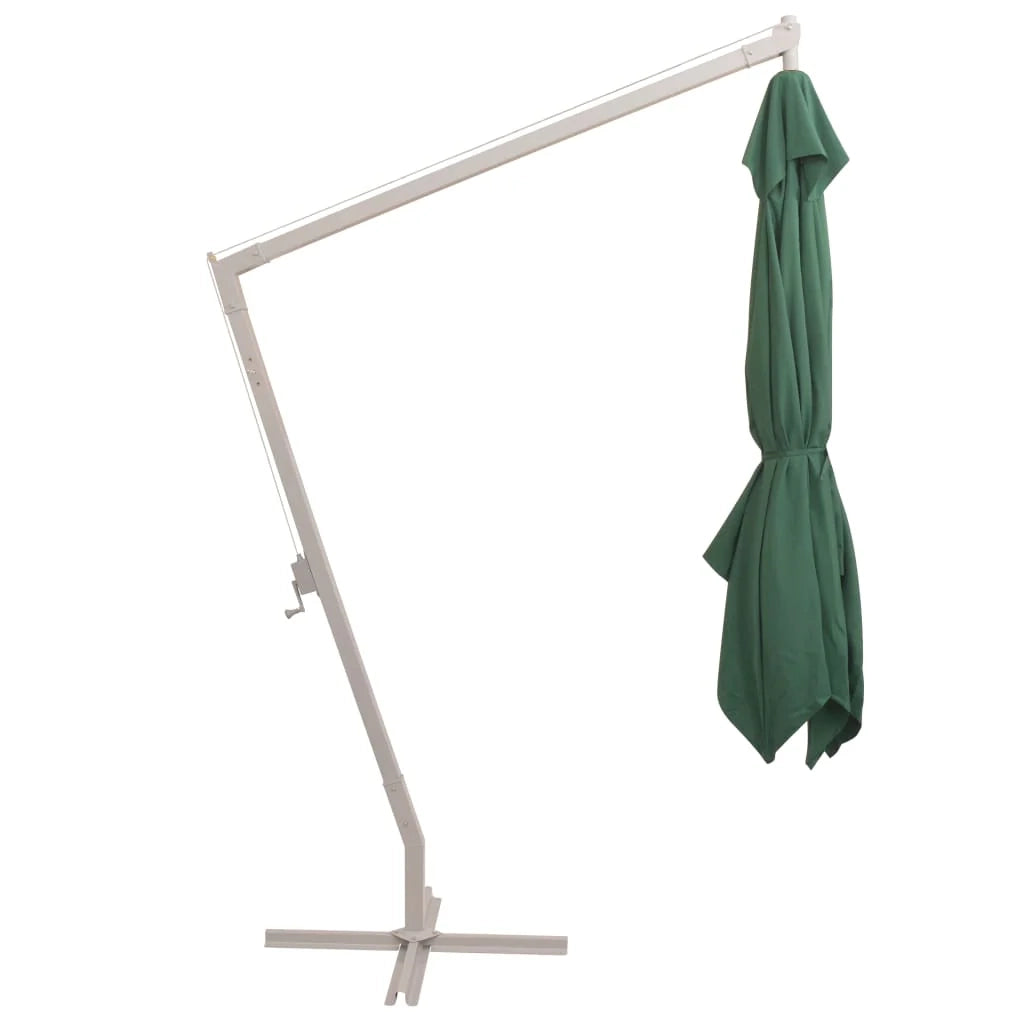 Ombrellone 300 x 300 cm con palo in alluminio verde 02_0008034