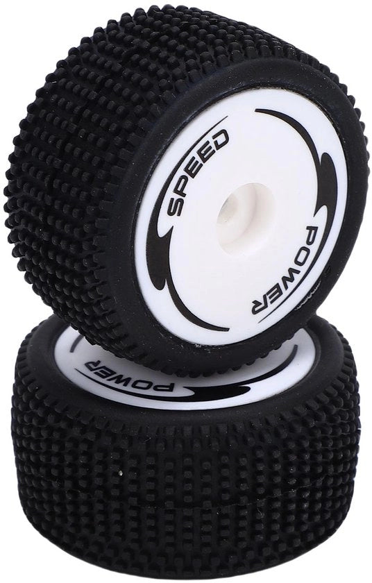 Achillei posteriori per sostituzione 1/24 - Pneumatici RC Auto - Pneumatici in gomma - Cerchi in plastica - Buona aderenza - Prestazioni ottimali