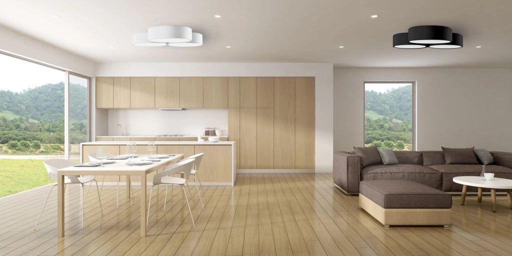 Lampada App878-c Triple Black 3x40cm