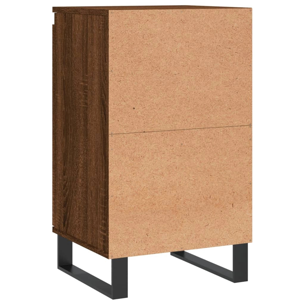 Buffet credenza cassettiera armadio mobile contenitore organizer per cucina soggiorno salotto set da 2 40 x 35 x 70 cm legno ingegnerizzato marrone 02_0036767