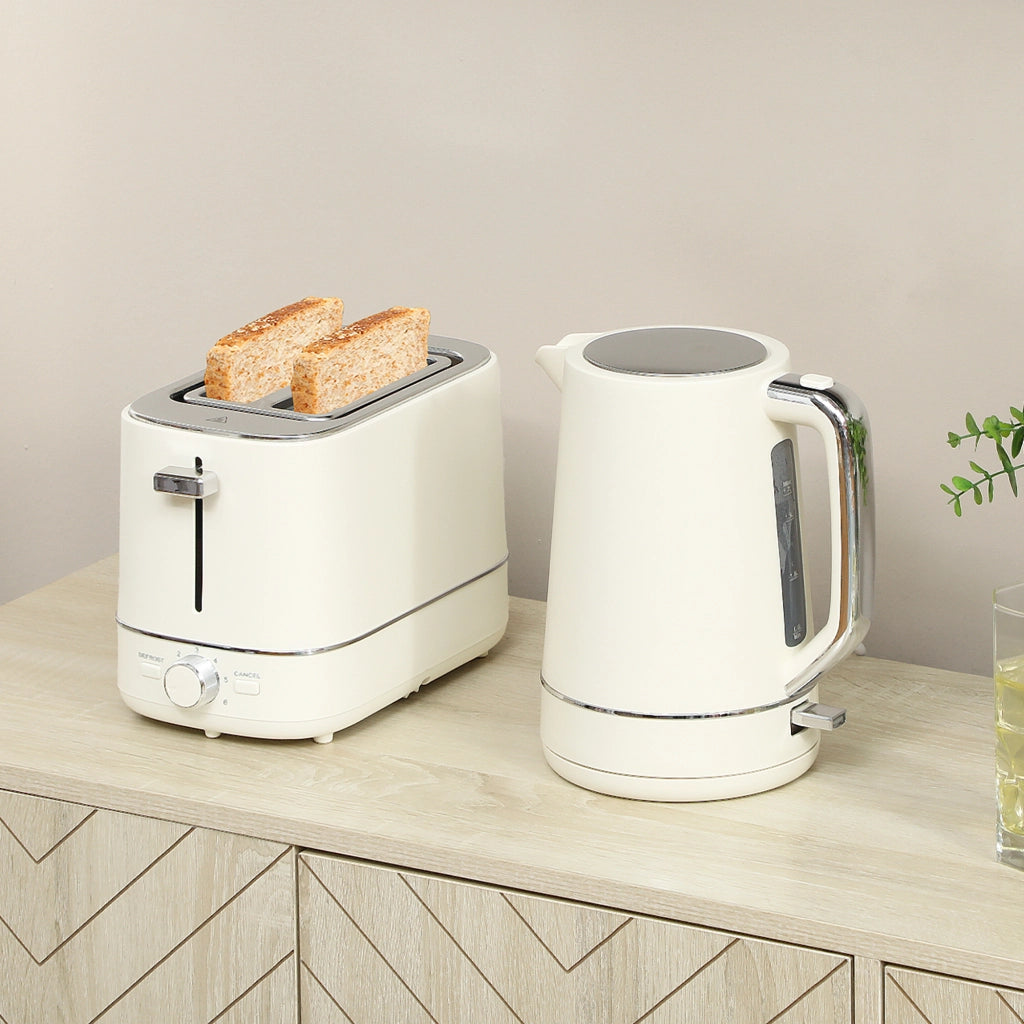 Set Bollitore 1,7 L e Tostapane 6 Livelli ¨C Xylo ¨C Beige