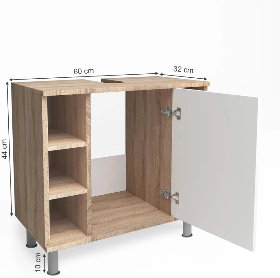 Mobile lavabo Vicco Mobile bagno Fynn in rovere mobile bagno sonoma Mobili bagno