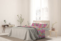 Set Lenzuola Singolo con Stampa Sopra Sotto e Federe Spring