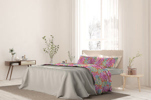 Set Lenzuola Singolo con Stampa Sopra Sotto e Federe Spring