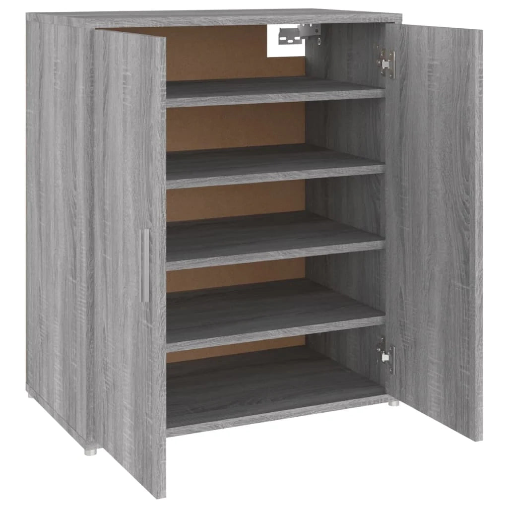 Scarpiera Sonoma 60 x 35 x 70 cm legno ingegnerizzato grigio 02_0043430