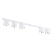 Faretto da soffitto Nano in acciaio bianco opaco