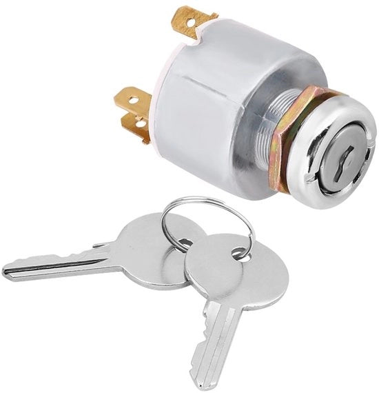 Chiave a contatto 12V - Contatto universale - Chiave a contatto impermeabile - Interruttore di avvio con chiave - Applicazione universale - Per auto, motocicli e barche - Codice prodotto: ...