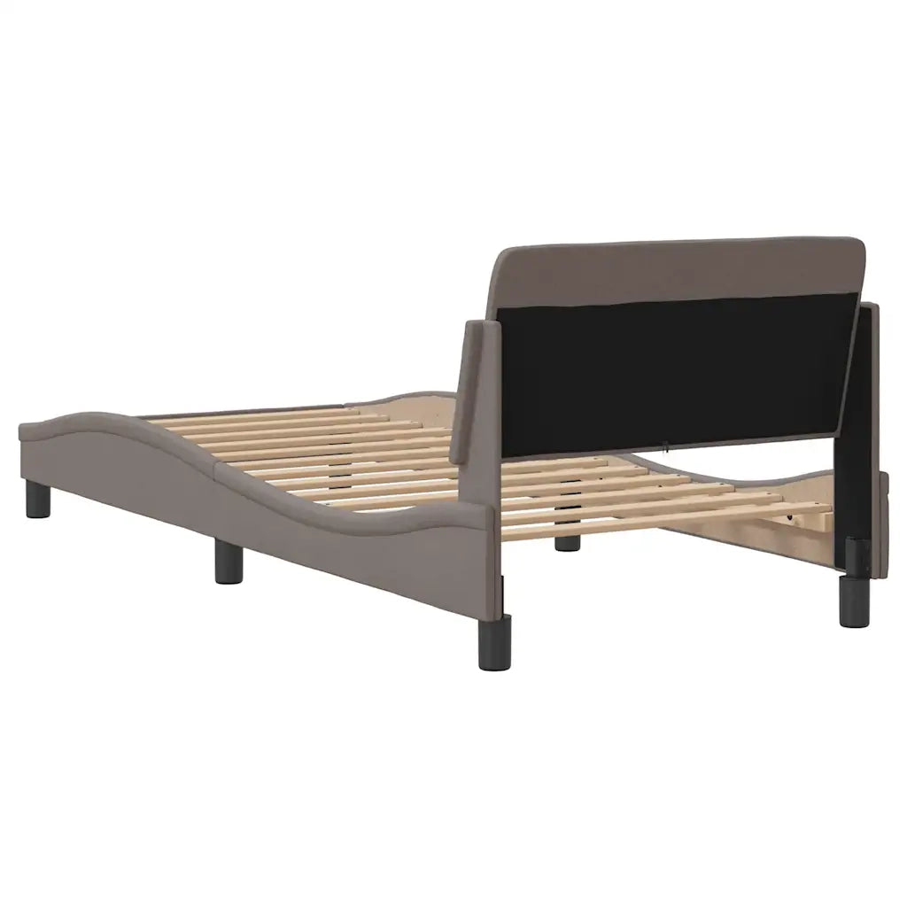 Giroletto con Testiera Dover Tortora 80x200cm Tessuto 373089
