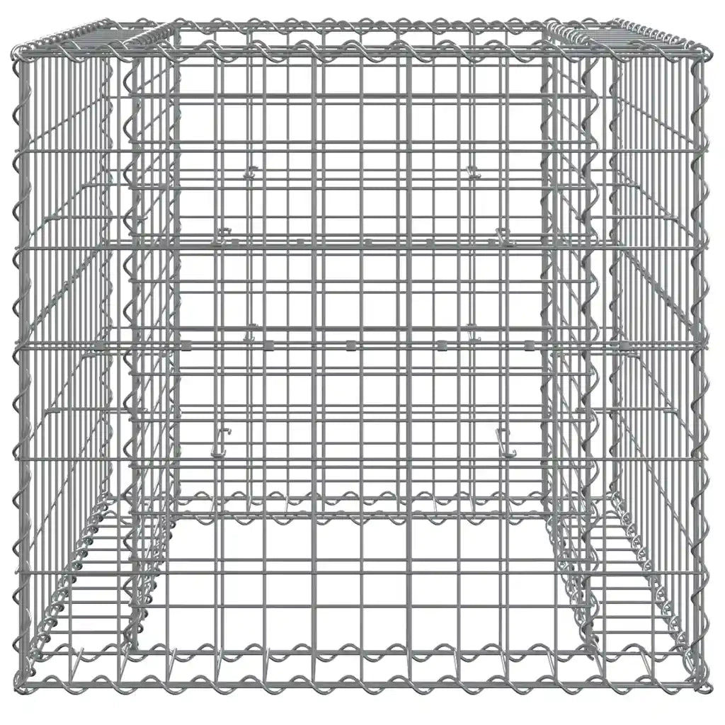 Cesto Gabbione Argento 70x70x65 cm Ferro Zincato 364850